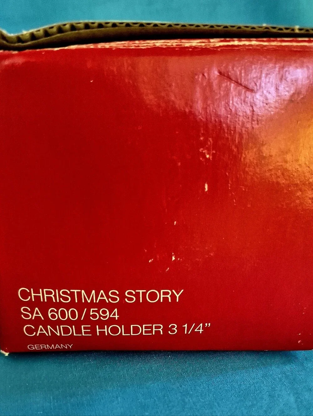 Mikasa Christmas Story Glass Votive Candle Holder